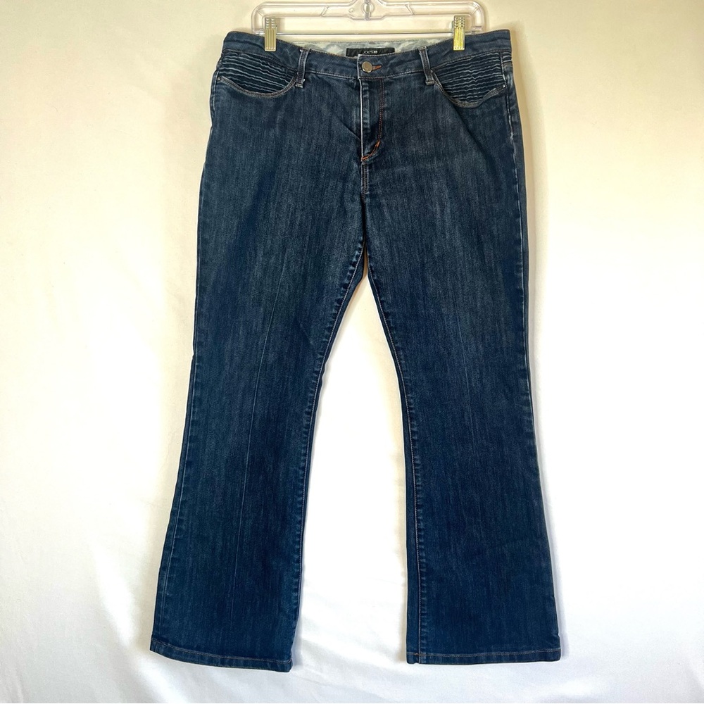 JOE'S Jeans Boot Cut Womens Sz 32 Luca Blue Dark Wash Muse Fit Stretch Mid Rise